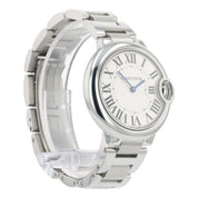 Cartier Ballon Bleu De Cartier Silver Dial Steel 33mm Quartz Womens W6920084