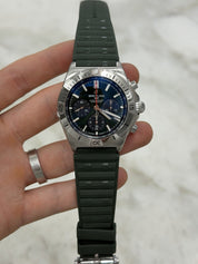 NEW 2026 Breitling Chronomat B01 42 Chronograph Green Men's Watch AB0134101L2S1