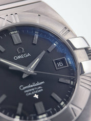 Omega Constellation Stainless Steel Black Dial 38mm Quartz Mens Watch 1513.51.00