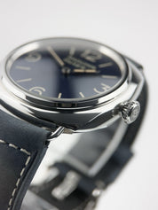 Panerai Radiomir Stainless Steel Blue Dial 45mm Manual Wind Mens Watch PAM01383
