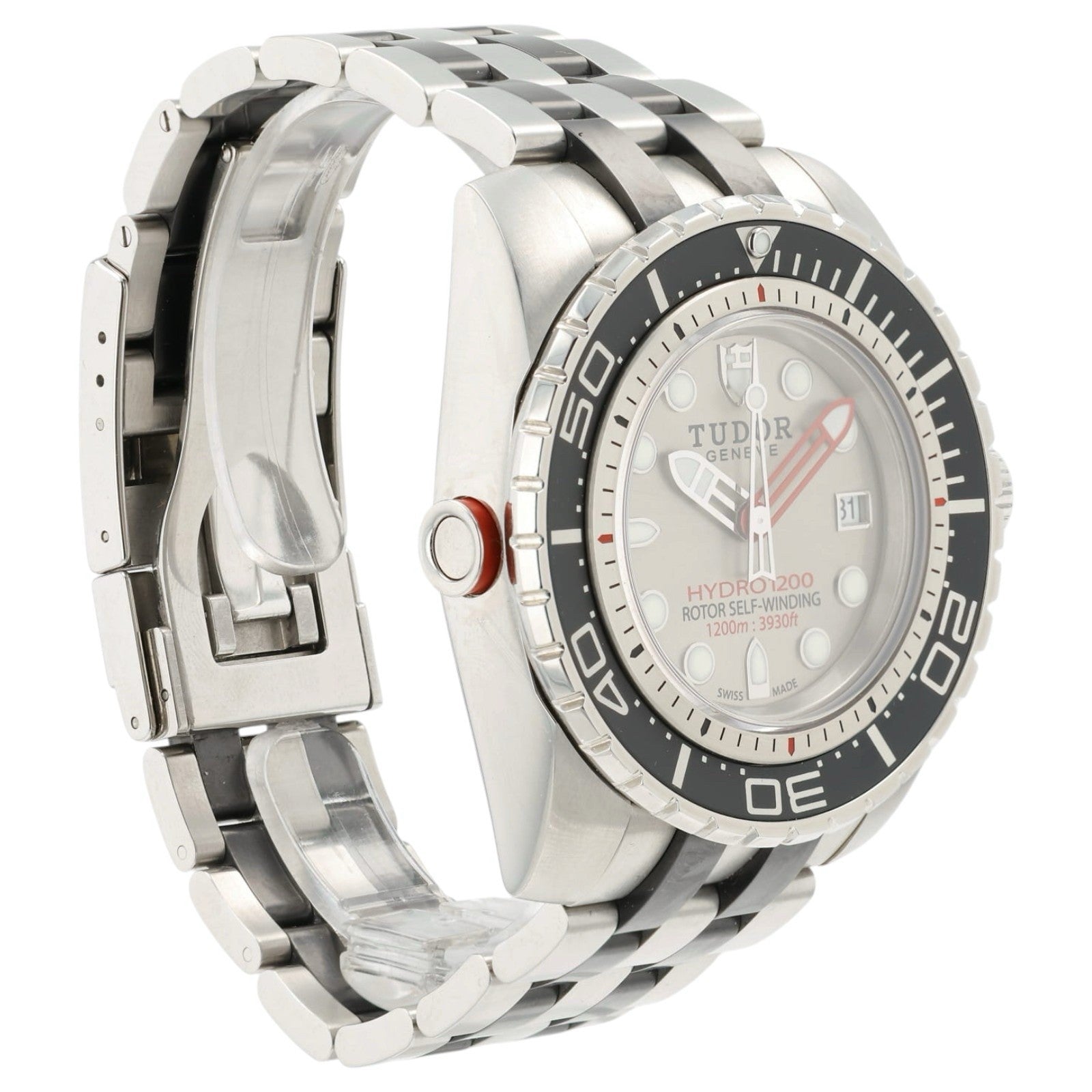 Tudor Hydro 1200 Silver Dial Stainless Steel 45mm Automatic Men’s Watch 25000