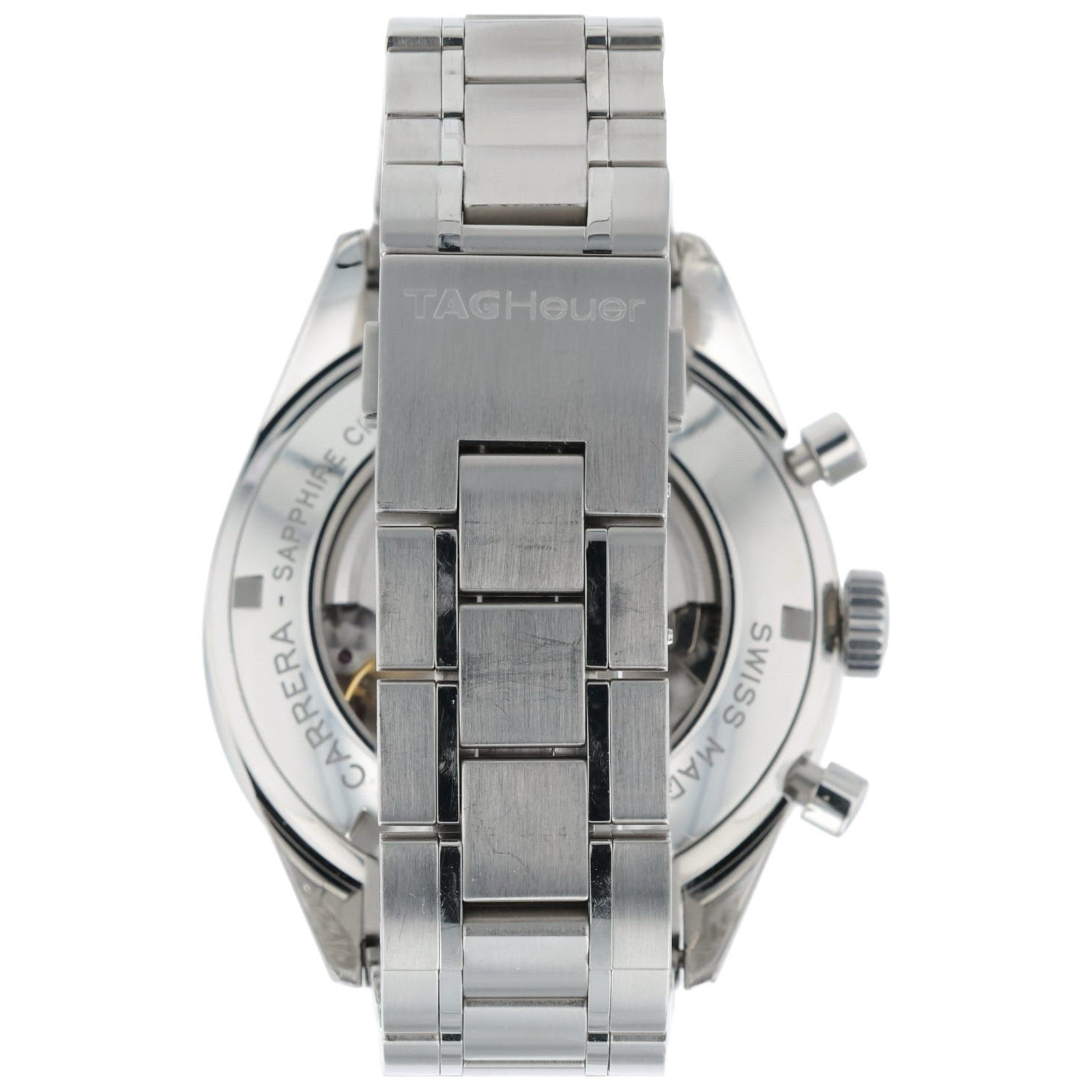 Tag Heuer Carrera Silver Dial Stainless Steel 41mm Automatic Mens Watch CV2011