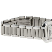 Cartier Tank Anglaise Stainless Steel Silver Dial 22mm Quartz Women's W5310022