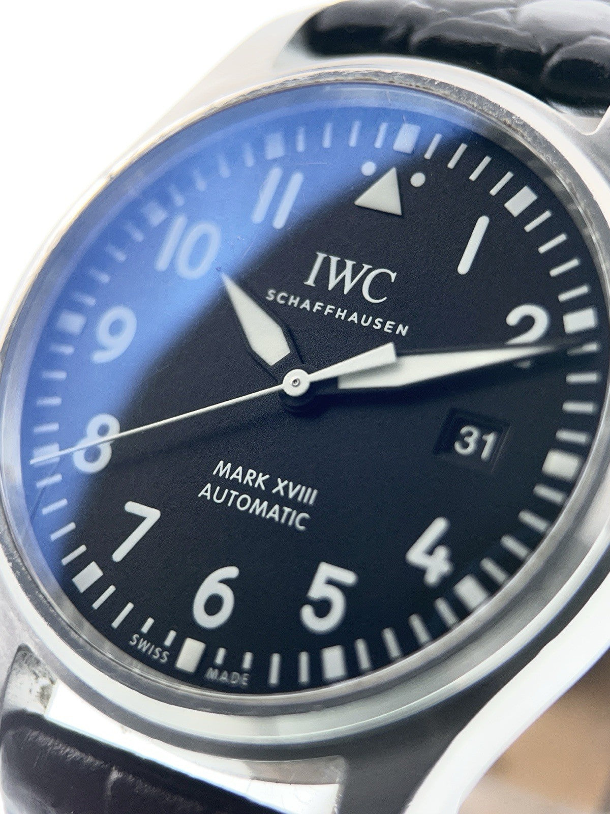 IWC Pilot Mark Stainless Steel Black Dial 40mm Automatic Mens Watch IW327001