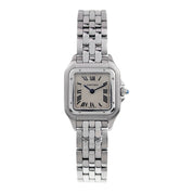 Cartier Panthere Stainless Steel Silver Dial 22mm Quartz Women’s Watch W25033P5
