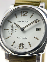 Panerai Luminor Due Stainless Steel White 38mm Automatic Men’s Watch PAM01043