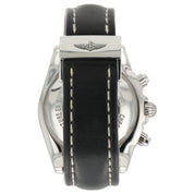 Breitling Chronomat Silver Dial Stainless Steel 44mm Automatic Mens Watch AB0110