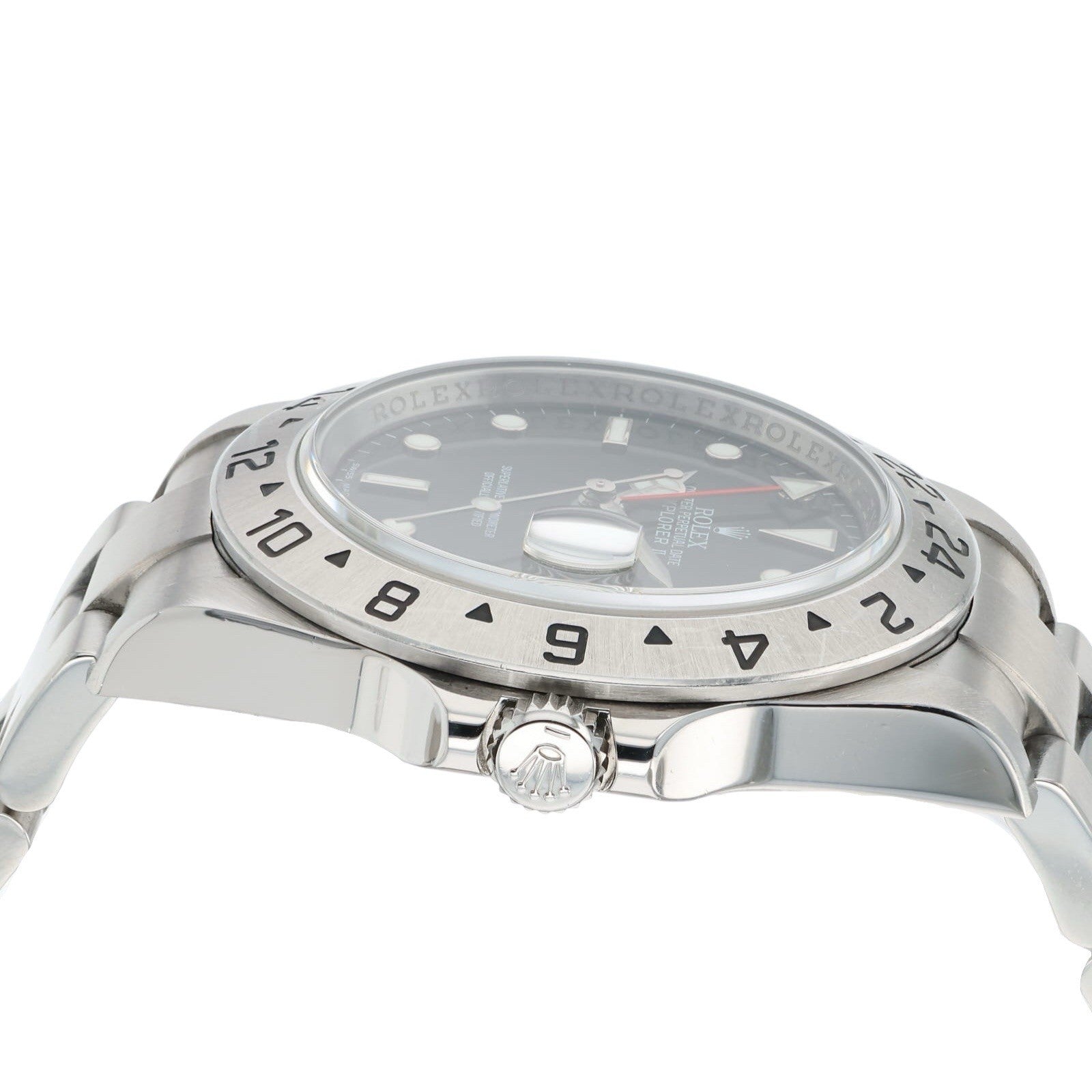 Rolex Explorer II Stainless Steel Black Dial 40mm Automatic Mens Watch 16570