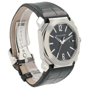 Bulgari Octo Black Dial Stainless Steel 41mm Automatic Movement Mens BGO 41 S