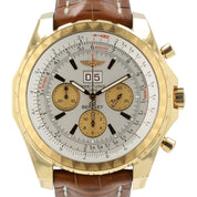 Breitling Bentley Silver Color Dial 18k Rose Gold 48mm Automatic Mens H44363