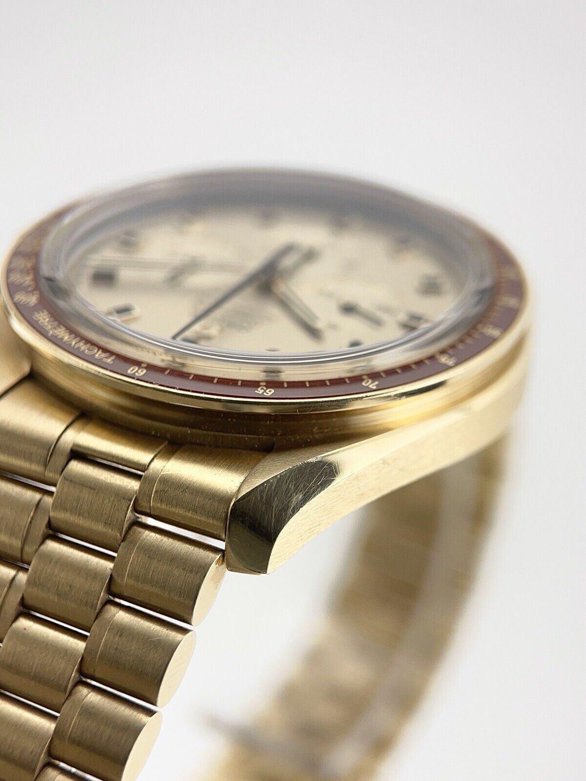 Omega Speedmaster 18k Gold Apollo 11 50th Anniversary 42mm Manual Wind Watch