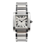 Cartier Tank Francaise Silver Dial Quartz Movement Ladies Watch 20mm Ref. 2384