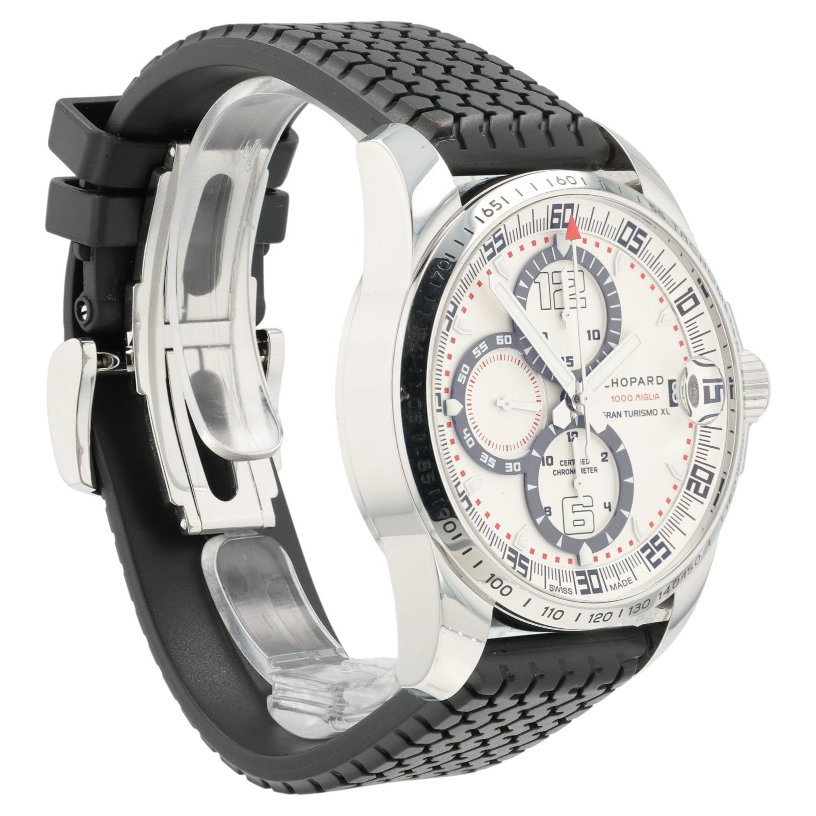 Chopard Mille Miglia White Dial Stainless Steel 44mm Automatic Men’s Watch 8459
