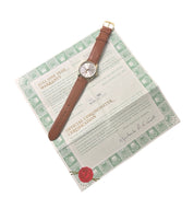 Rolex OP Hallmark Silver Dial Gold & Steel 34mm Automatic Men’s Watch 1024