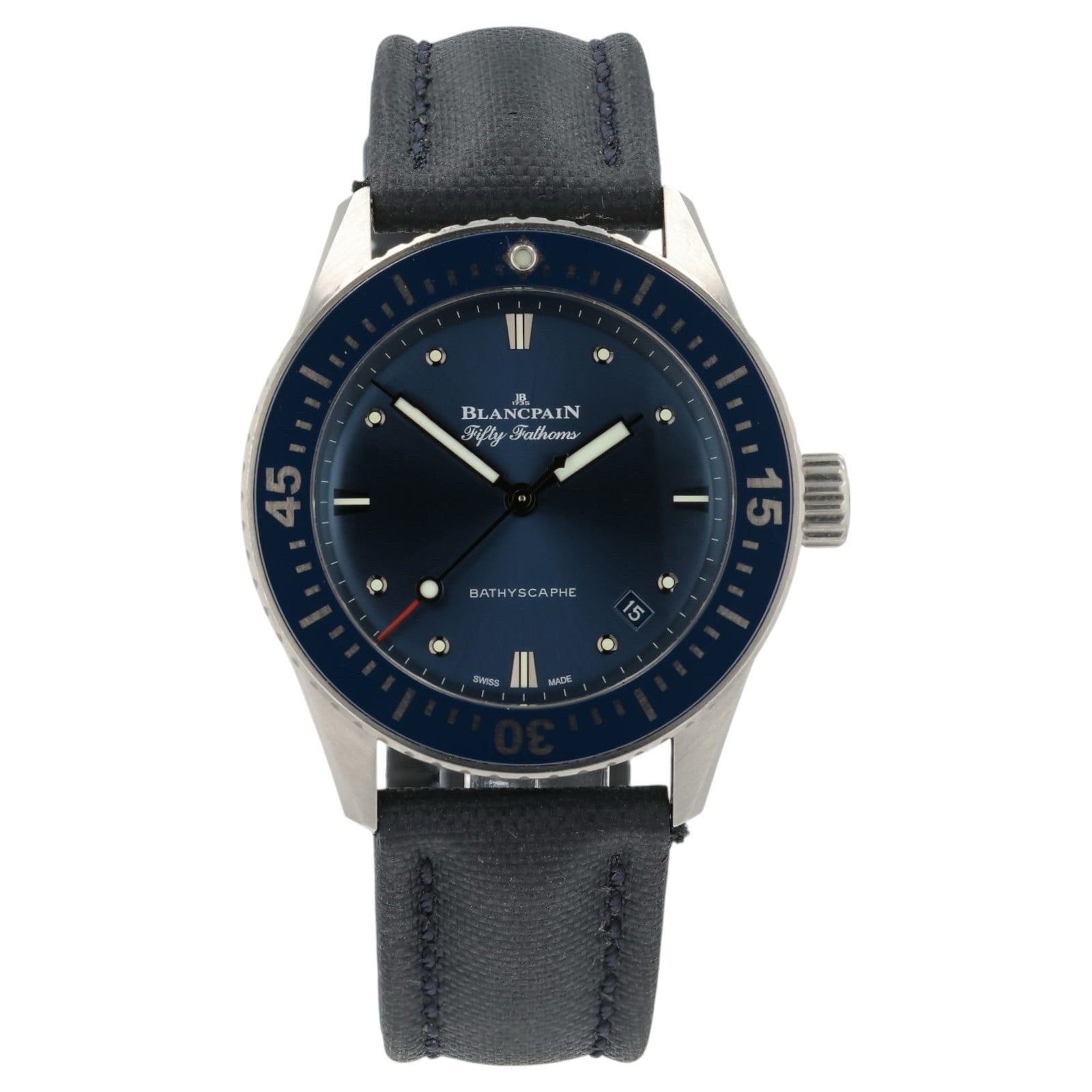 Blancpain Fifty Fathoms Blue Dial Steel 38mm Automatic Men’s 5100-1140-052A