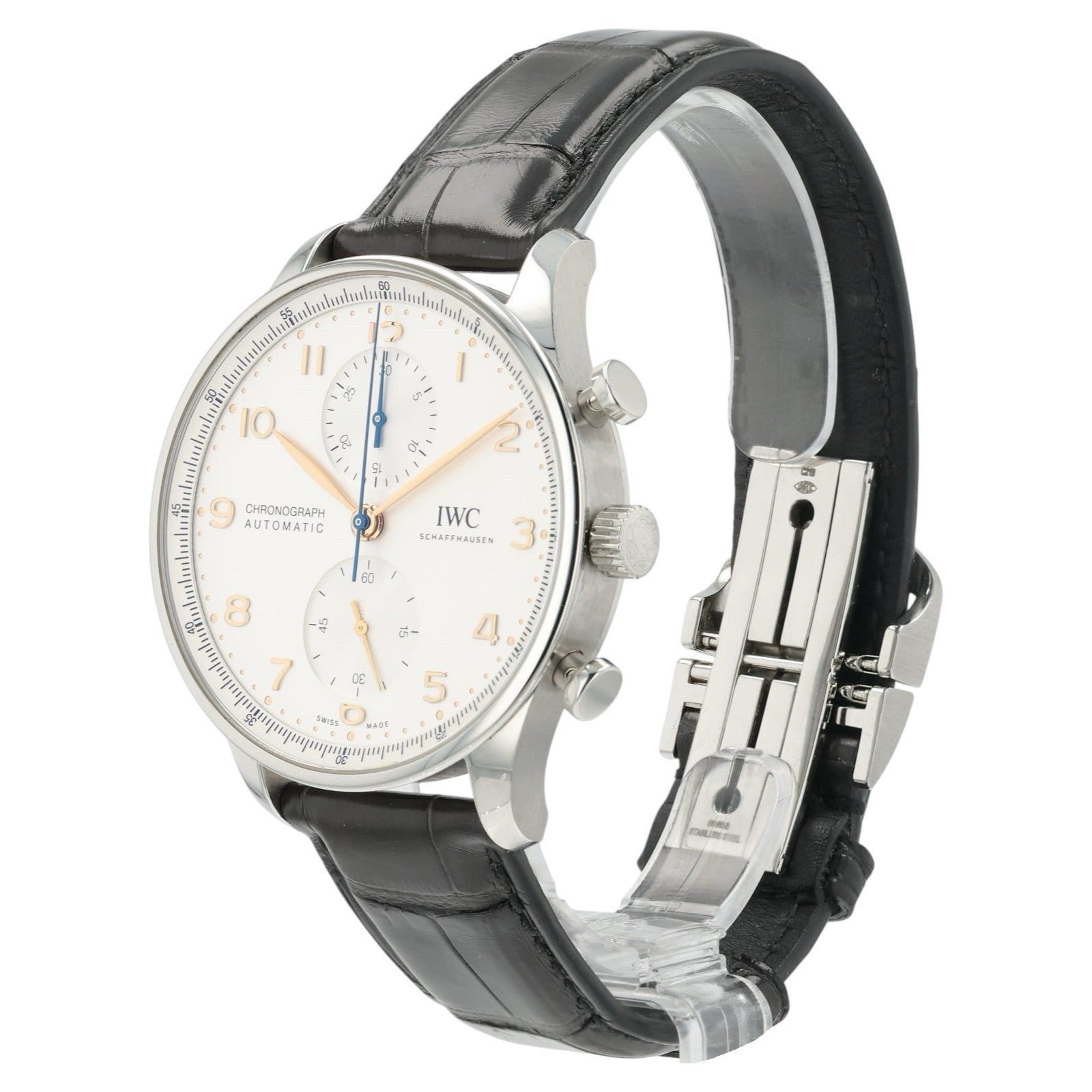 IWC Portuguese Silver Dial Stainless Steel 41mm Automatic Men’s Watch IW371604