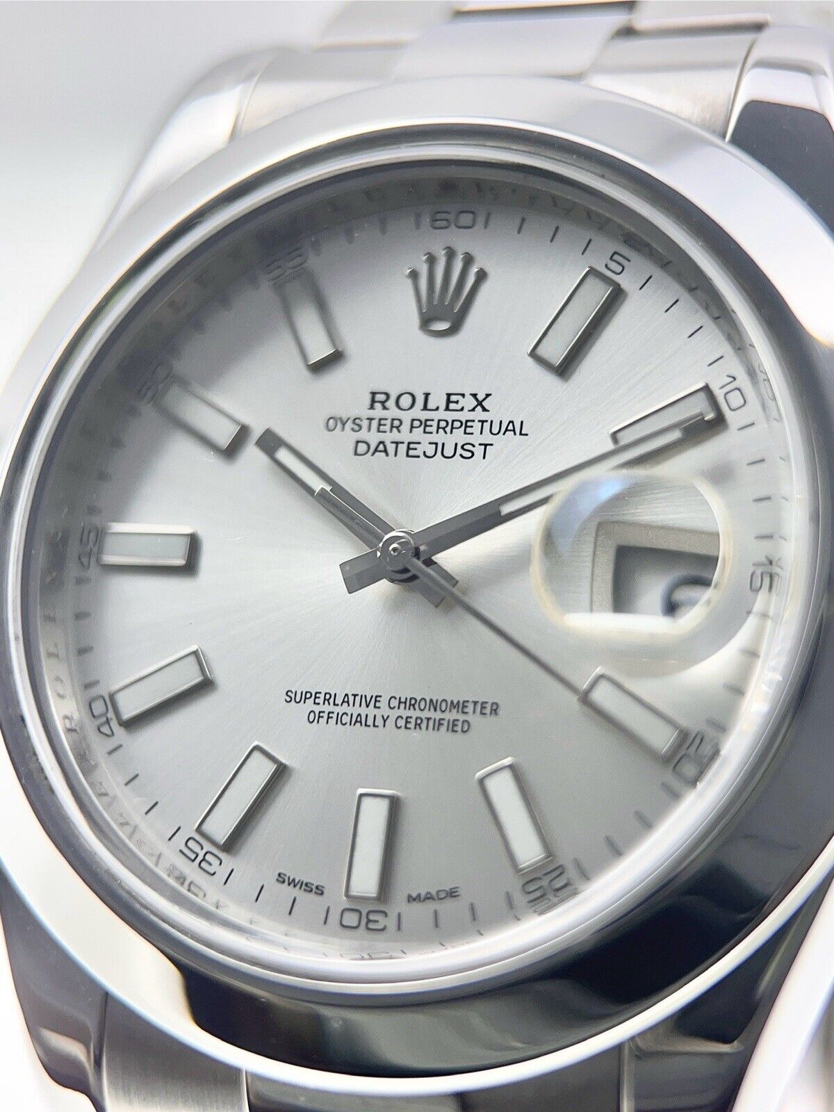 Rolex Datejust II Stainless Steel 41mm Silver Dial Automatic Men’s Watch 116300