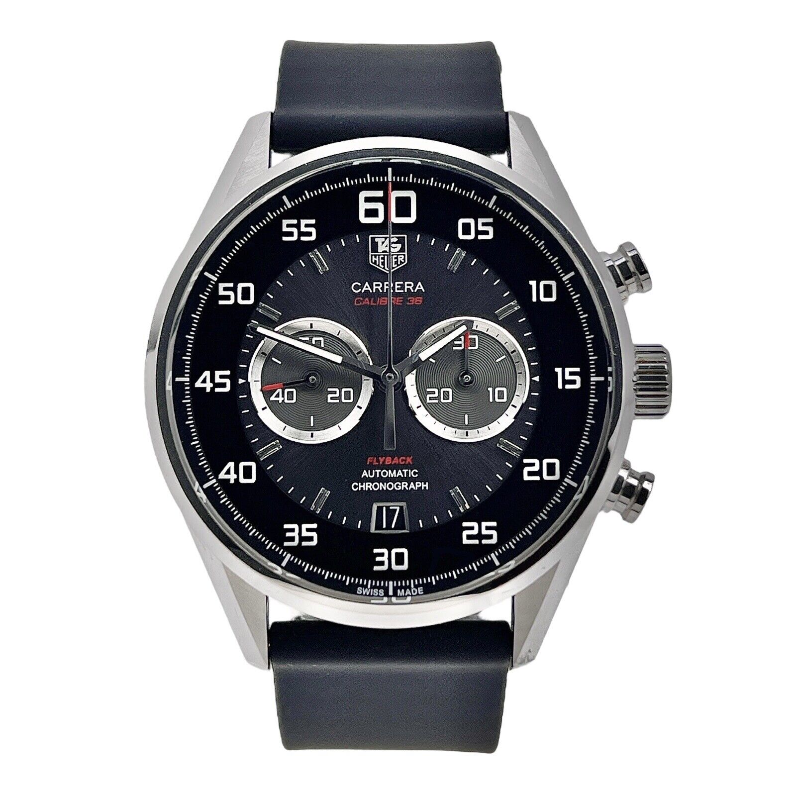 Tag Heuer Carrera CAR2B10 Calibre 36 Chronograph Steel Automatic Men's Watch