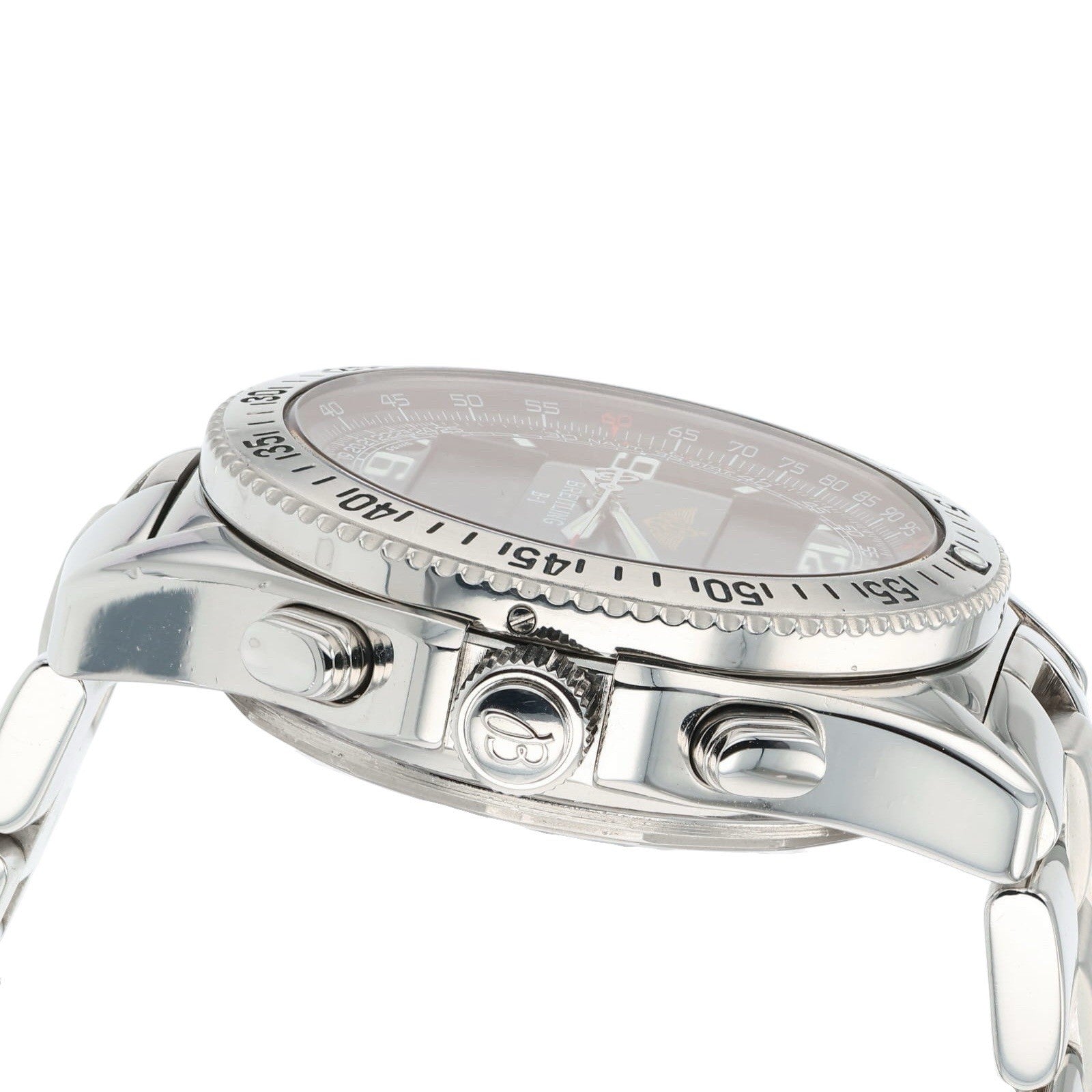 Breitling B1 Stainless Steel Black Dial 43mm Quartz Movement Mens Watch A68362