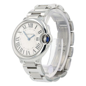 Cartier Ballon Bleu De Cartier Silver Dial Steel 33mm Quartz Womens W6920084