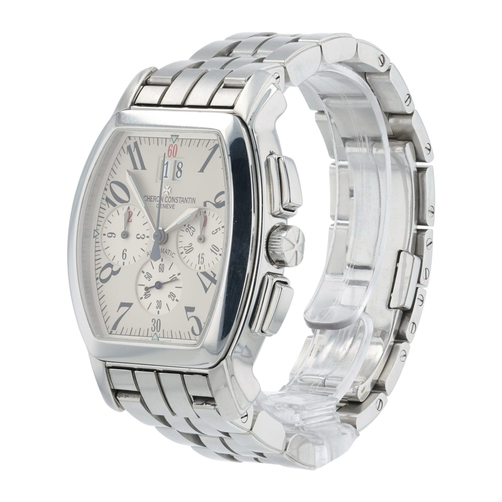 Vacheron Royal Eagle Stainless Steel Silver Dial 35mm Automatic Mens Watch 49145