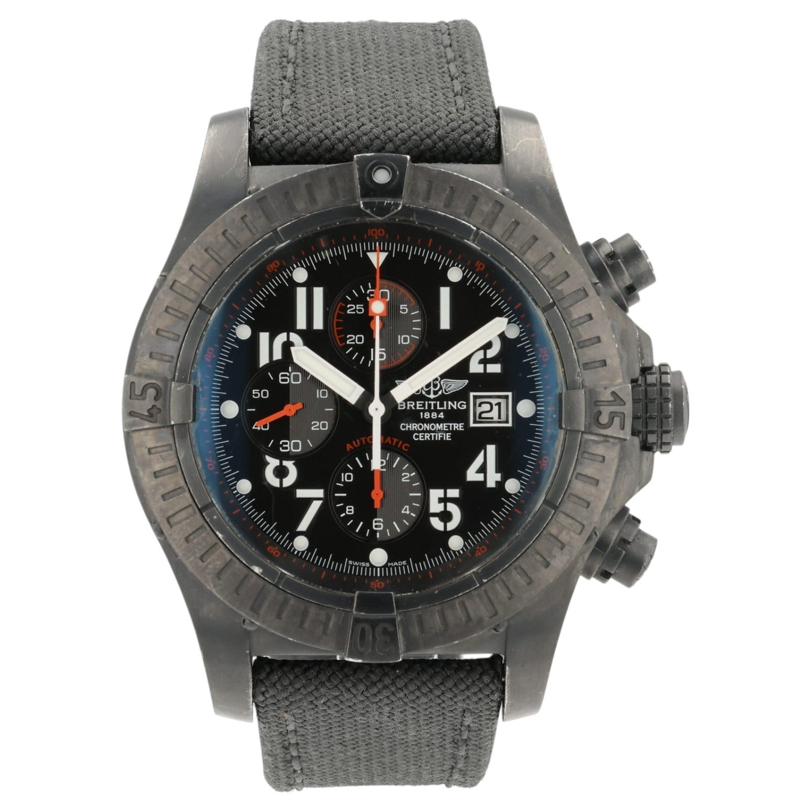 Breitling Super Avenger Date Blacksteel M13370 Limited Edition 48mm Watch