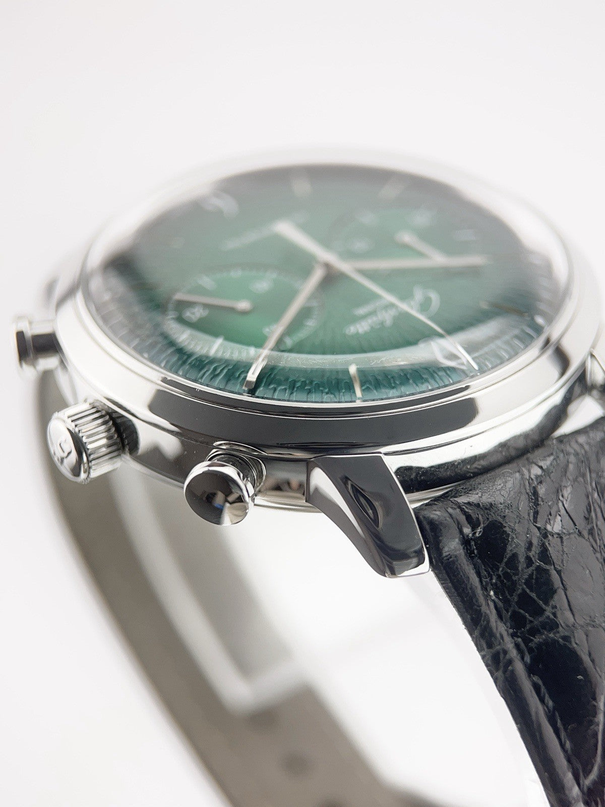 Glashutte Original Steel Green Dial 42mm Automatic Men’s Watch 1-39-34-05-22-04