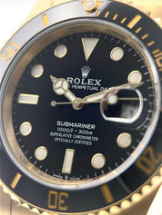 2024 Rolex Submariner 18k Yellow Gold 41mm Automatic Men’s Watch 126618LN