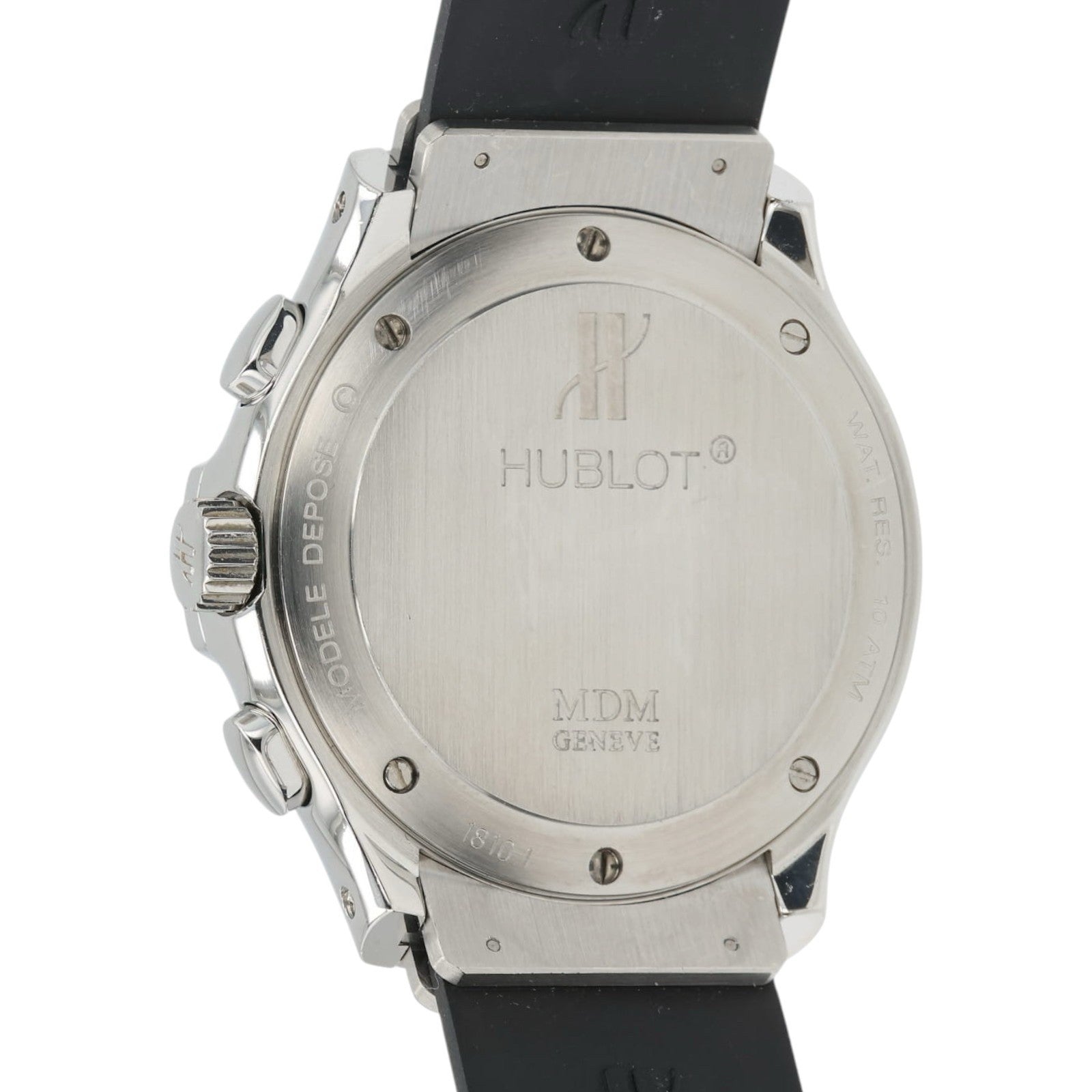 Hublot MDM Silver Diamond Dial Stainless Steel 40mm Automatic Mens Watch 1810.1