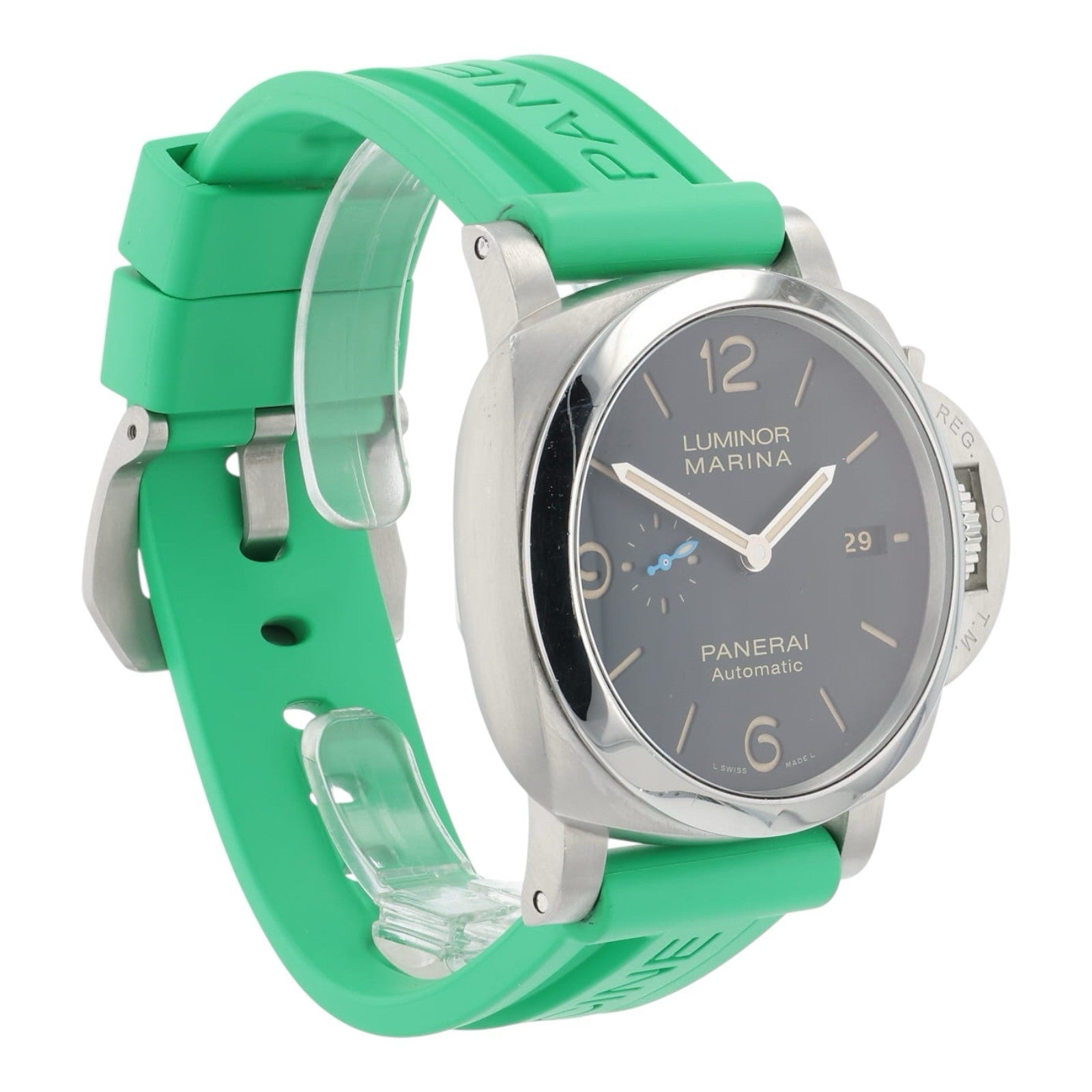 Panerai Luminor Marina Stainless Steel Black Dial 44mm Auto Mens Watch PAM01312