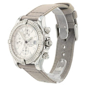Breitling Chronomat Silver Dial Stainless Steel 44mm Automatic Mens Watch A13356