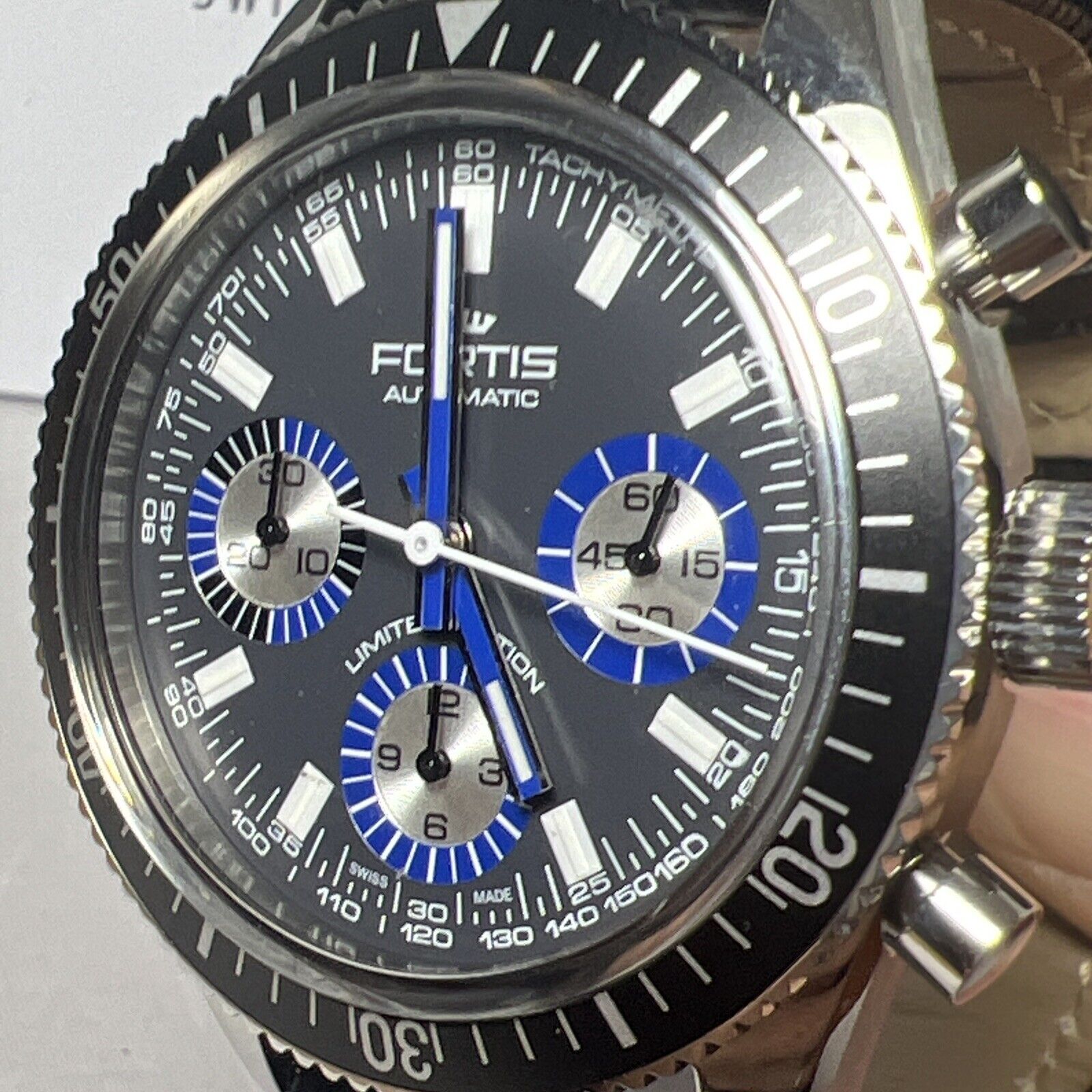 FORTIS Marine Master Automatic Chronograph Ref.800.20.80 Limited Ed. Men's Watch