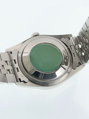 Rolex Datejust 36mm Cream Boiler Gauge Steel Cream Dial 36mm Men's Watch 16234