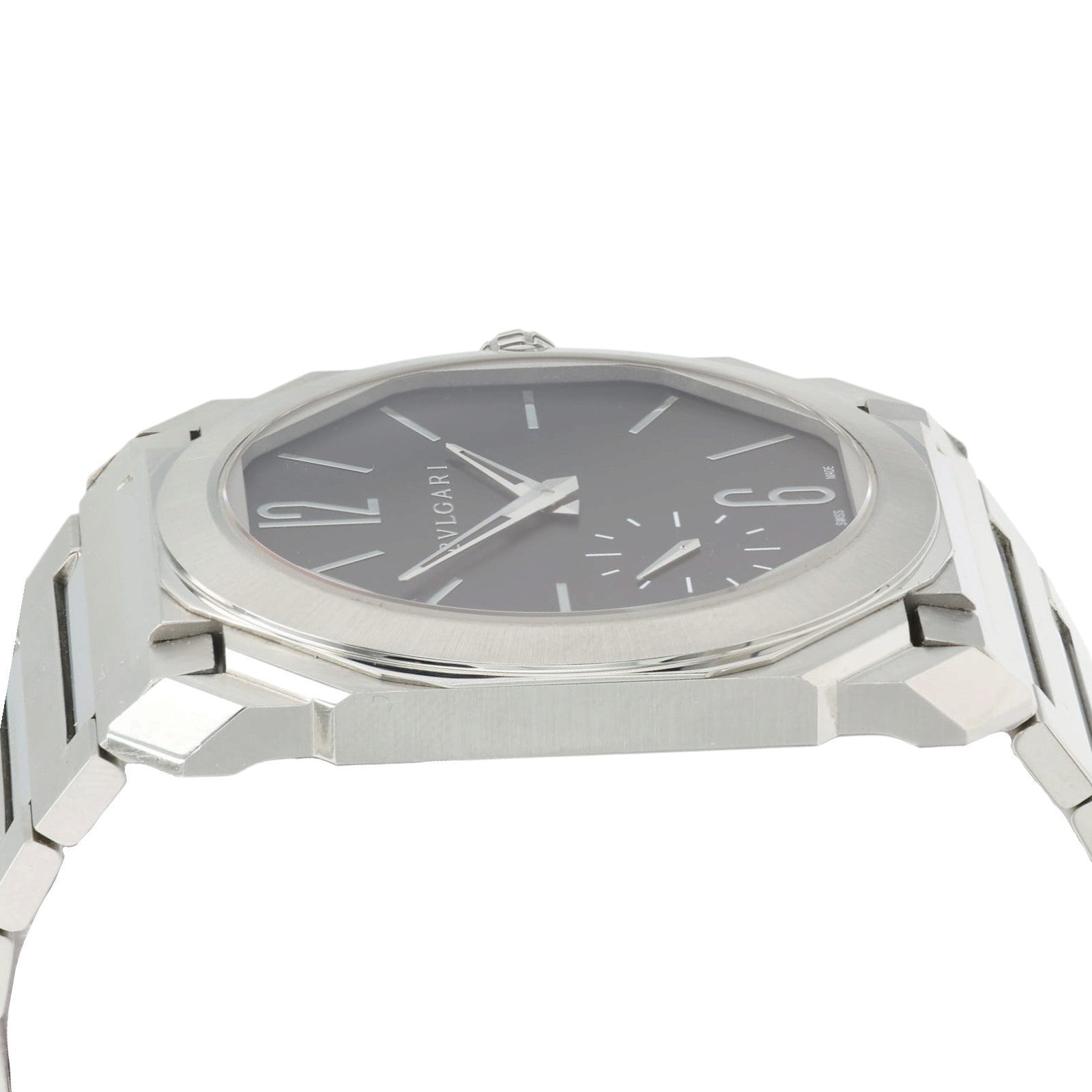Bulgari Octo-Finissimo Black Dial Stainless Steel 40mm Automatic Mens BGO40SXT