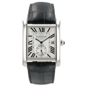 Cartier Tank MC Large Model 34mm Silver Dial Automatic Steel W5330003 3589