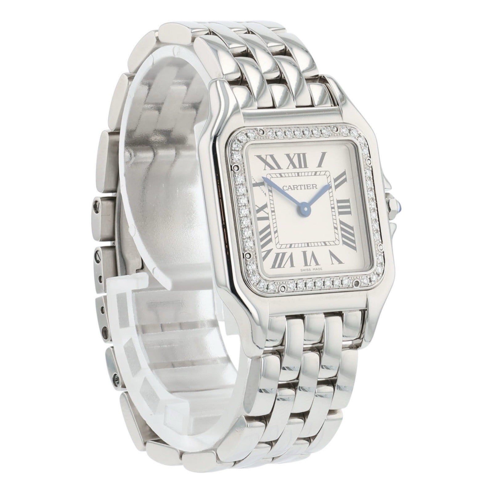 Cartier Panthere De Cartier Medium White Dial Quartz Women's Watch W4PN0008