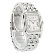 Cartier Panthere De Cartier Medium White Dial Quartz Women's Watch W4PN0008