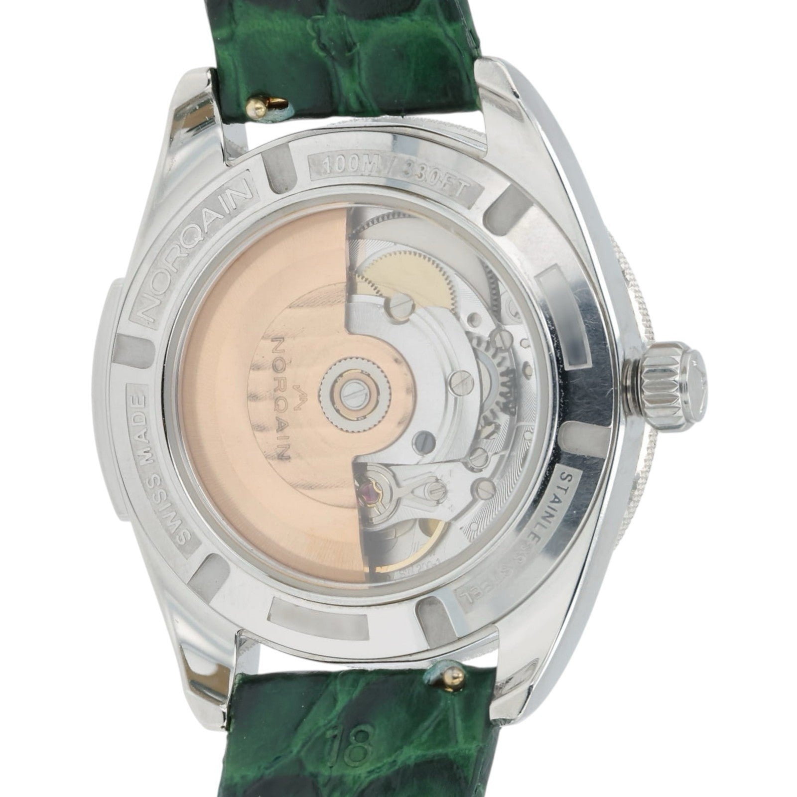 Norqain Adventure Sport Green Dial Steel 37mm Automatic Men’s Watch N1800