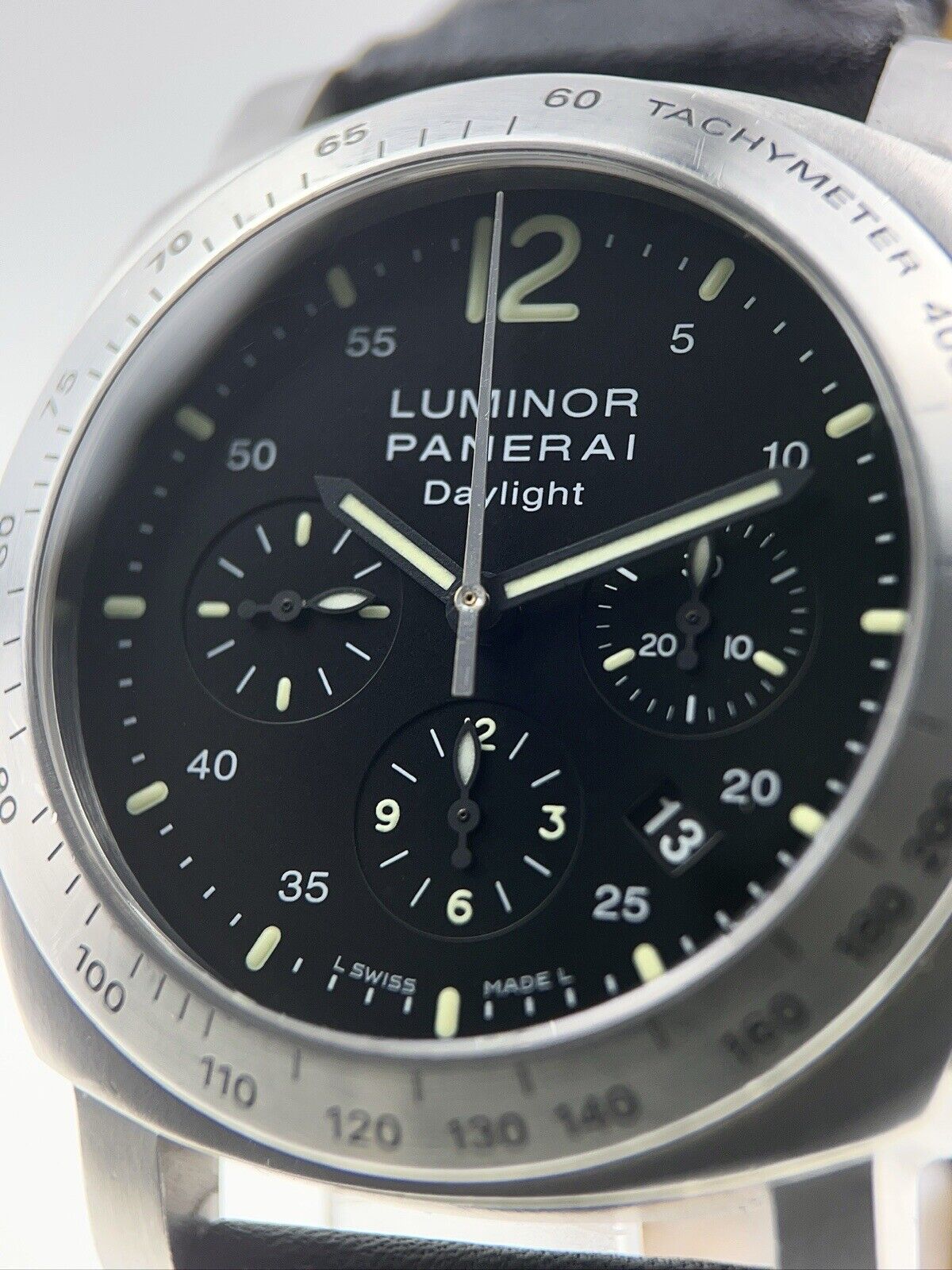 Panerai Luminor Chrono Stainless Steel Black 44mm Automatic Men’s Watch PAM00250