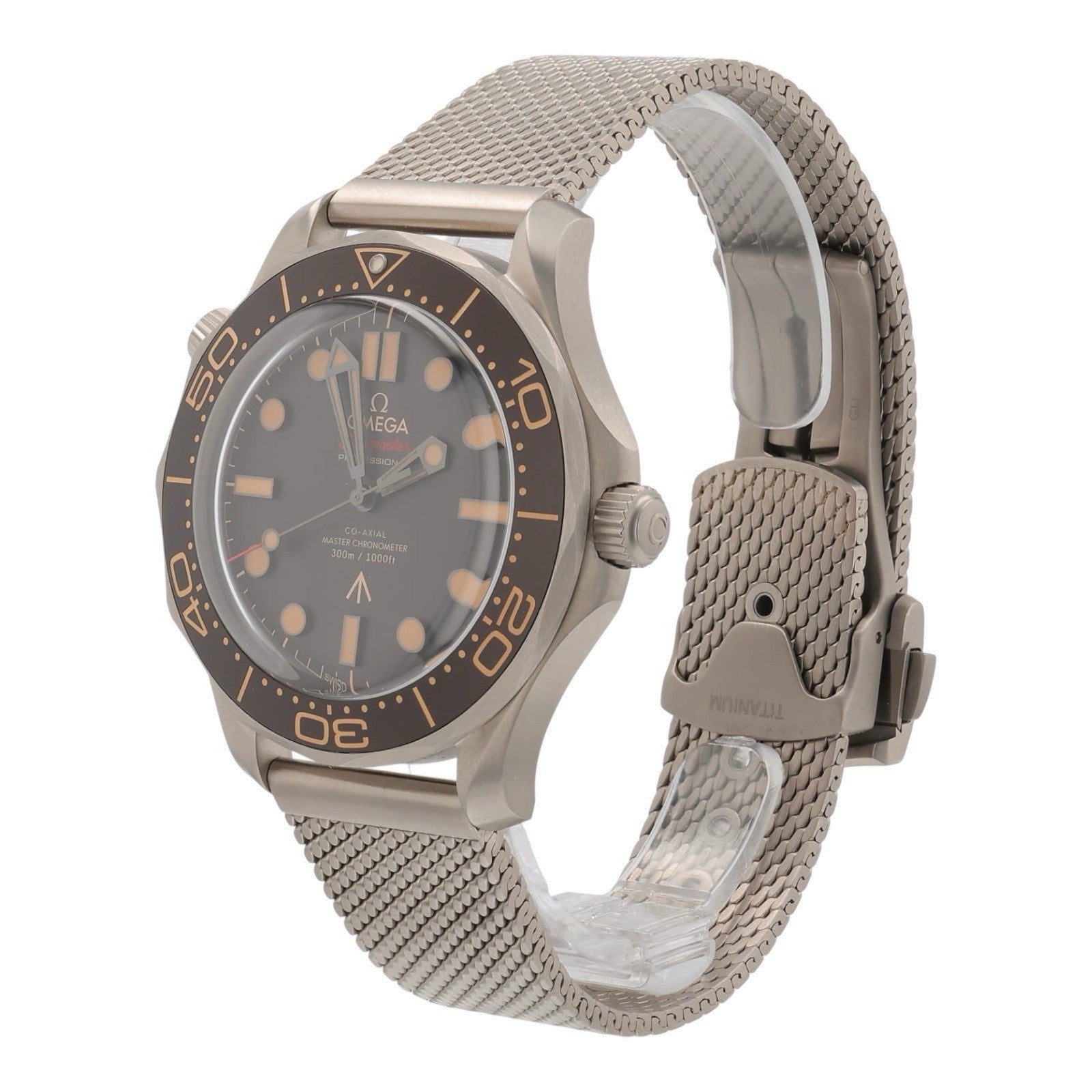 2025 Omega Seamaster NTTD 007 Titanium Brown Dial 42mm Watch 210.90.42.20.01.001