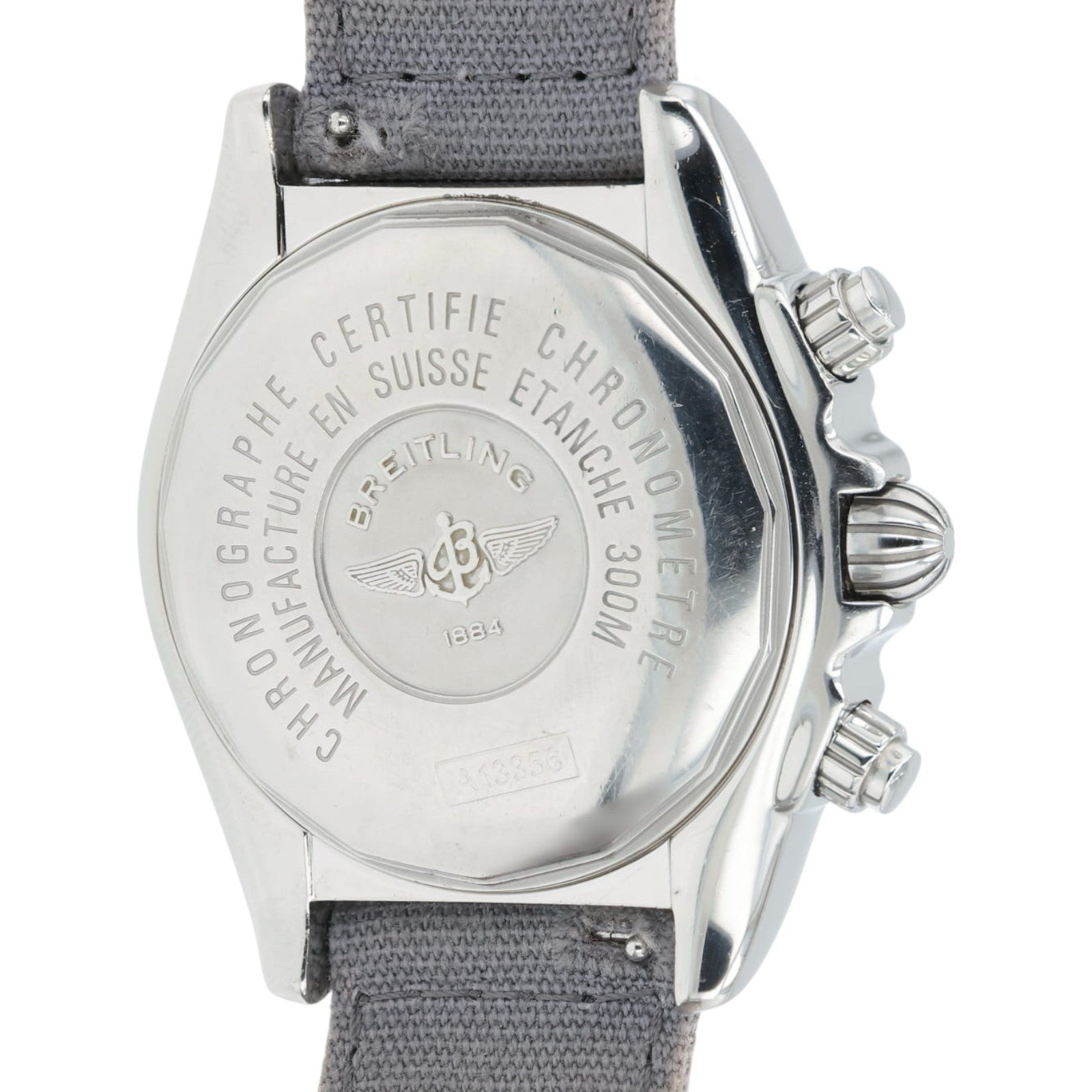 Breitling Chronomat Silver Dial Stainless Steel 44mm Automatic Mens Watch A13356