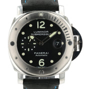 Panerai Luminor Submersible Black Dial Steel 44mm Automatic Mens Watch PAM00024