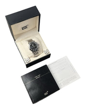 Montblanc Sport Stainless Steel Black Dial 41mm Automatic Movement Mens 7034