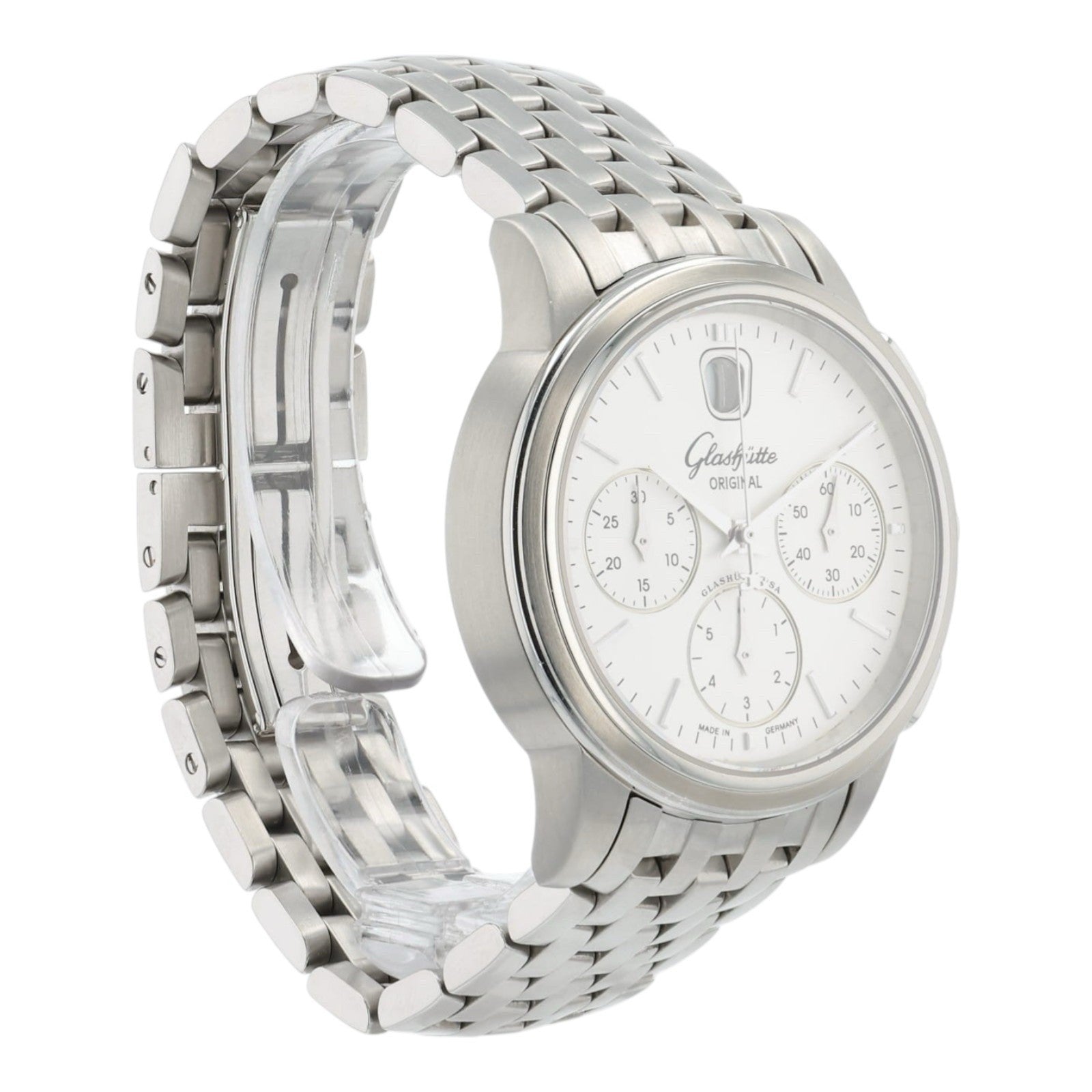 Glashutte Original Senator Silver Dial Steel 39mm Automatic 1-39-32-14-23-04