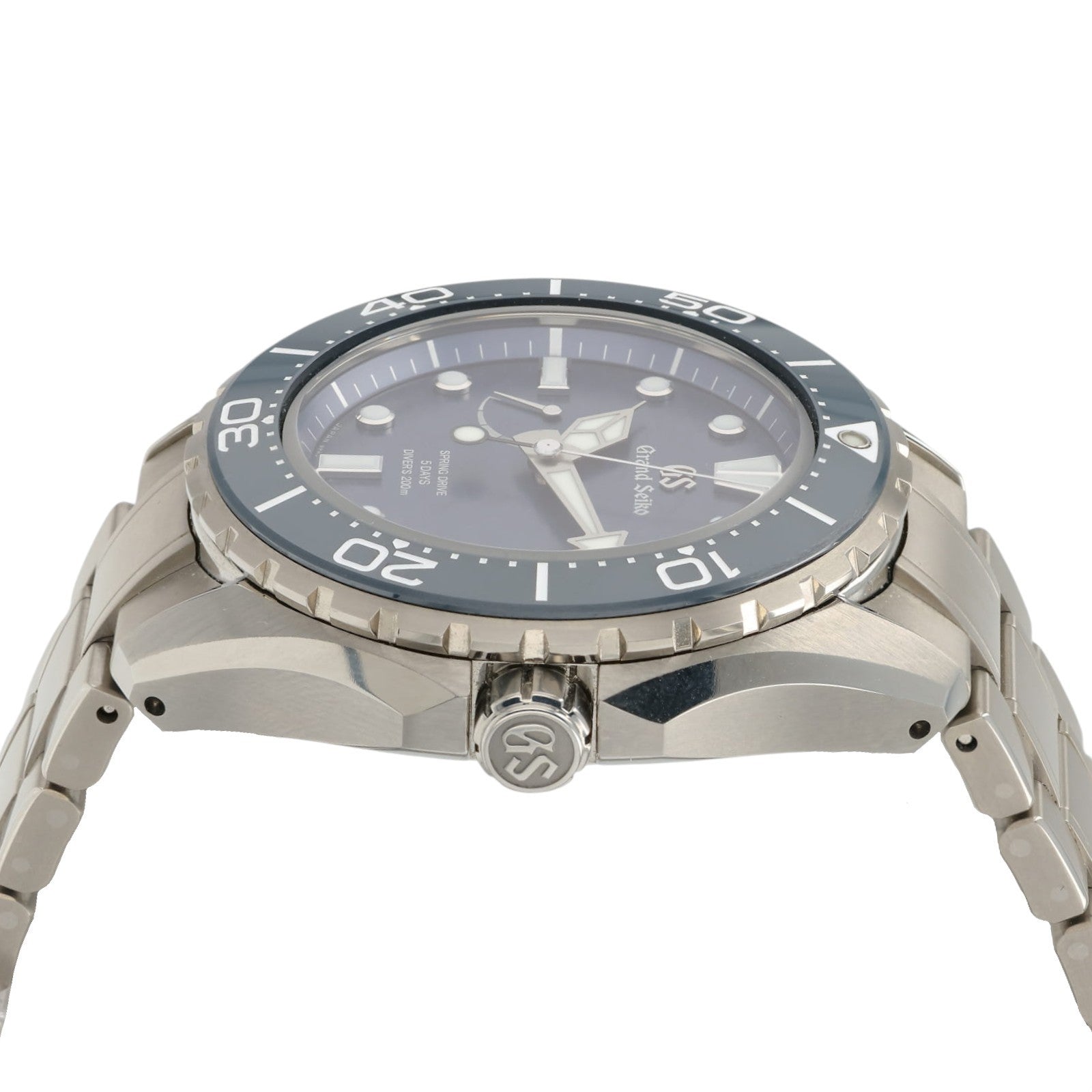 Grand Seiko Evolution 9 Blue Dial Titanium 43.8mm Automatic Mens Watch SLGA023