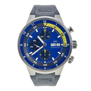 IWC Aquatimer Chronograph Steel Blue 44mm Automatic Men’s Watch IW378203