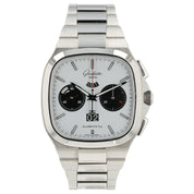 Glashutte Seventies Chrono White Dial Steel 40mm Auto Watch 1-37-02-18-02-70