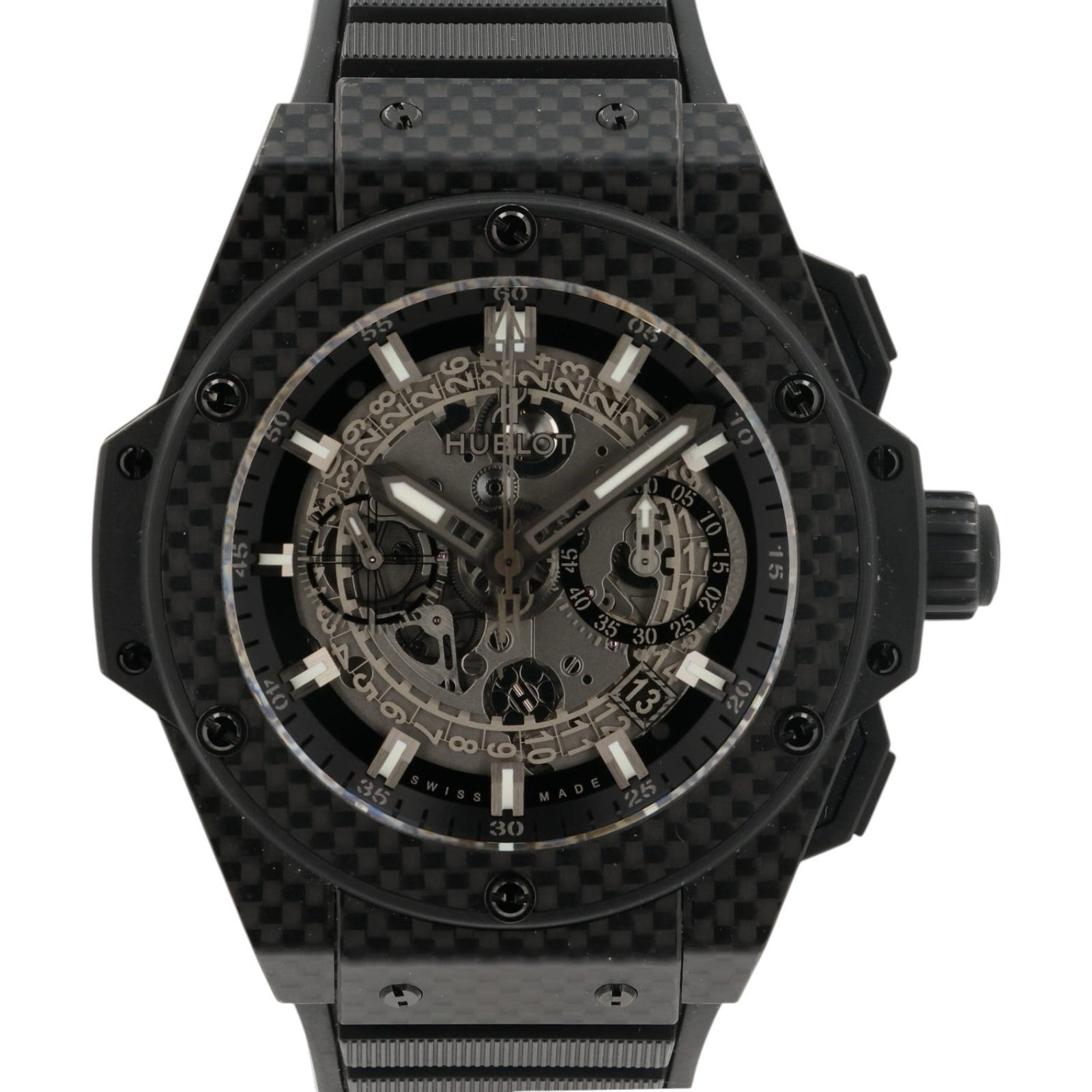 Hublot King Power Black Dial Carbon 48mm Automatic Men’s Watch 601.QX.0140.RX