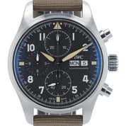 IWC Pilot Spitfire Stainless Steel Black Dial 41mm Automatic Mens Watch IW387901