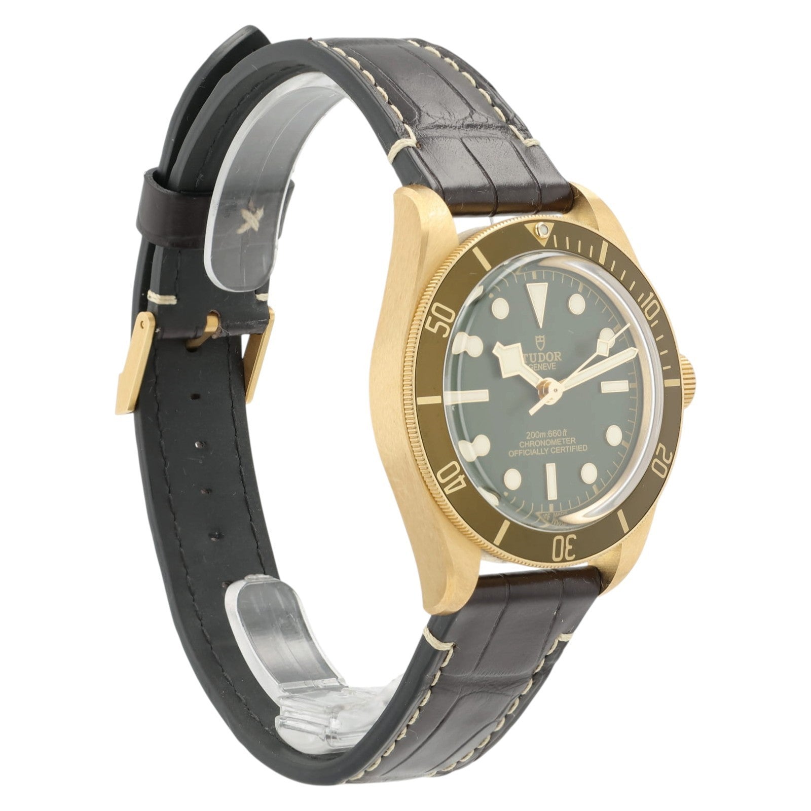 Tudor Black Bay Fifty-Eight Green Dial 18k Gold 39mm Automatic Mens Watch 79018V